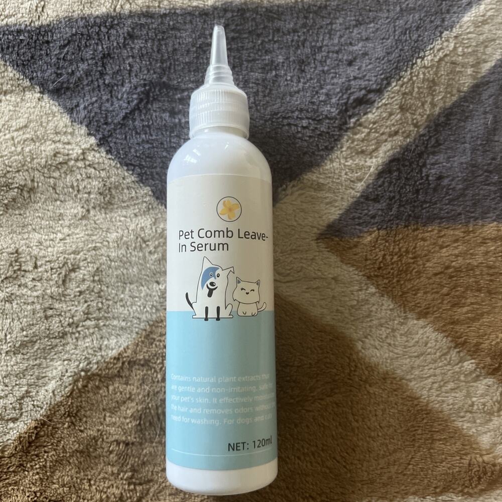 NEW Pet Comb Leave-In Moisturizing Serum, 120ml - Sealed Exp 6/27